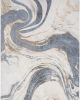 Astra Machine Washable ASW15 Ivory Blue Rug