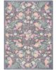 Botanical Washables BOT02 Charcoal Multicolor Area Rug