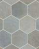 Celine Blue Glazed Porcelain Tile 4.5