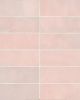 Cloe Pink Glazed Ceramic Tile 2.5
