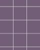 Color Wheel Classic Wood Violet Square Glazed Ceramic Tile