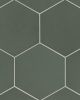 Makoto Midori Green Glazed Porcelain Tile 10