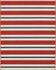 Meridian 5701r Red/Blue Area Rug