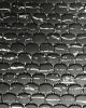 Micro Crystal Stone II Black Penny Round Mosaic Tile