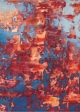 Prismatic PRS13 Blue Flame Area Rug