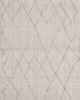 Tangier Tribal Diamond Silver Area Rug