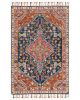 Zharah ZR-01 Navy/Multi Area Rug