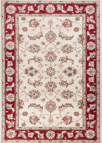 Avalon 5613 Ivory/Red Mahal Area Rug