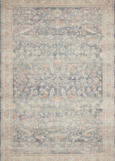 Hathaway HTH-02 Denim/Multi Area Rug