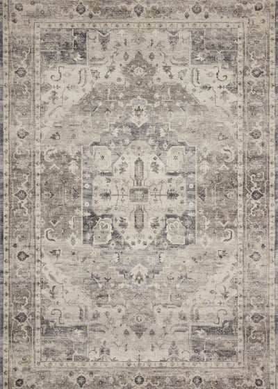 Hathaway HTH-05 Steel/Ivory Area Rug