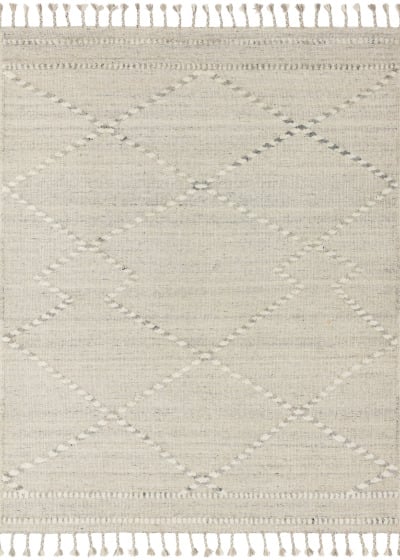 Iman IMA-03 Ivory/Lt. Grey Area Rug