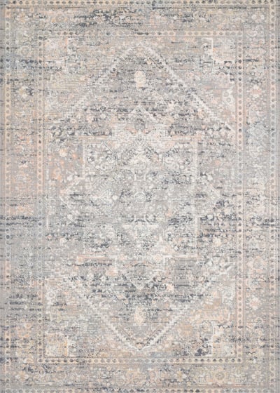 Lucia LUC-01 Grey/Sunset Area Rug
