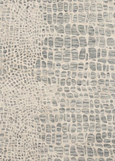 Masai MAS-03 Silver Grey/Ivory Area Rug