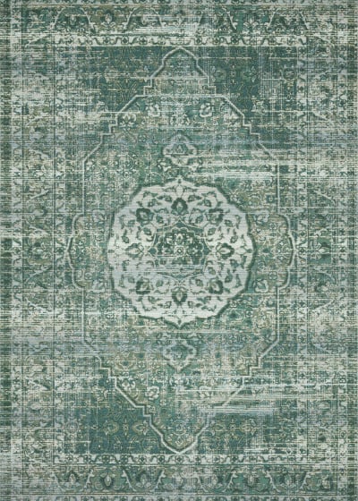 Mika MIK-06 Green/Mist Area Rug