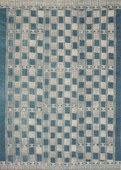 Mika MIK-08 Blue/Ivory Area Rug