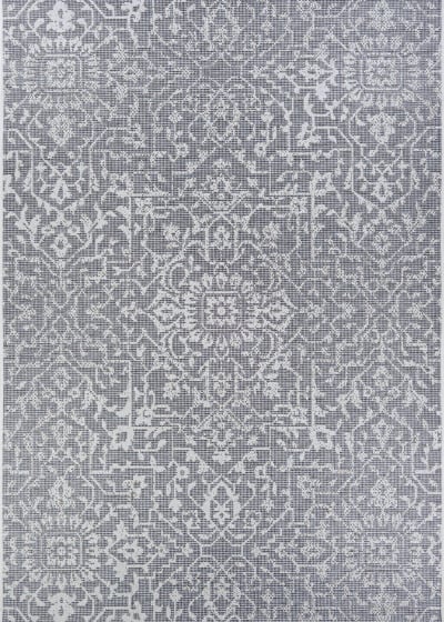 Monte Carlo Palmette Grey/Ivory Area Rug