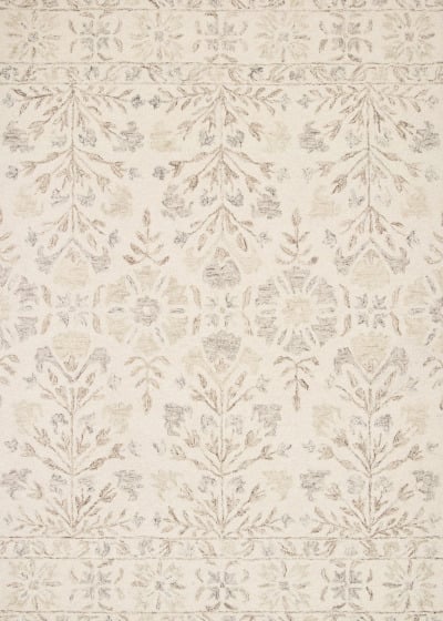 Norabel NOR-02 Ivory/Neutral Area Rug