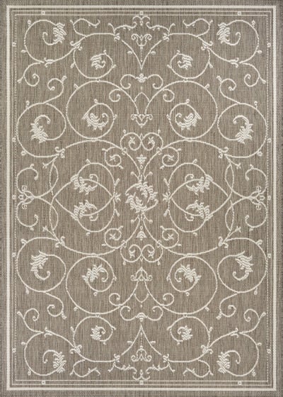Recife Veranda Champagne/Taupe Area Rug