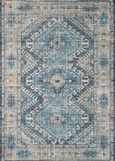Skye SKY-03 Denim/Natural Area Rug