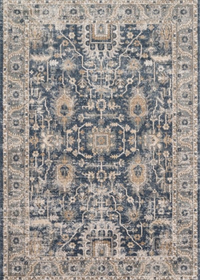 Teagan TEA-03 Denim/Pebble Area Rug