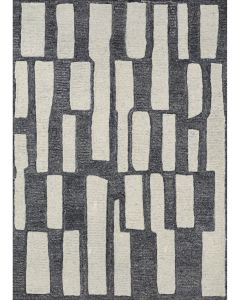 Lotus Enlightment Obsidian Area Rug