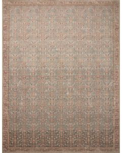 Aubrey AUB-04 Blue/Terracotta Area Rug