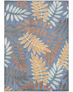 Aloha ALH18 Blue Rose Area Rug