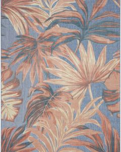 Aloha ALH43 Blue Rose Area Rug