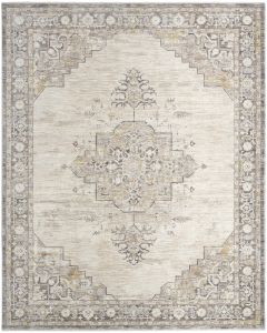 Antique Fusion ANF01 Ivory Charcoal Area Rug