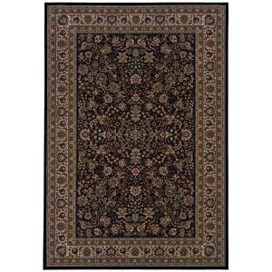 Ariana 213k Black/Ivory Area Rug