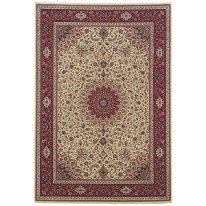 Ariana 95J Ivory/Red Area Rug