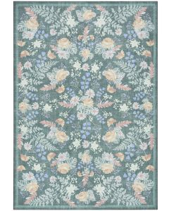 Botanical Washables BOT02 Green Multicolor Area Rug
