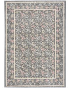 Botanical Washables BOT03 Charcoal Multicolor Area Rug