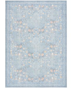 Botanical Washables BOT04 Light Blue Multicolor Area Rug