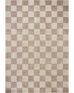 Calvin CLV-01 Pebble/Ivory Area Rug