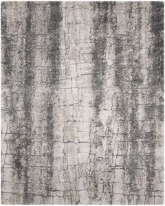 Dreamy Shag DRS01 Ivory/Charcoal Area Rug
