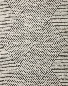 Fabian FAB-06 Charcoal/Ivory Area Rug