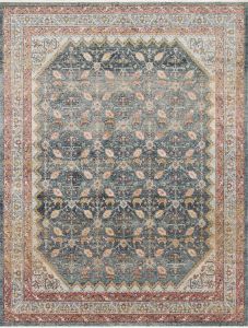 Graham GRA-01 Blue/Persimmon Rug