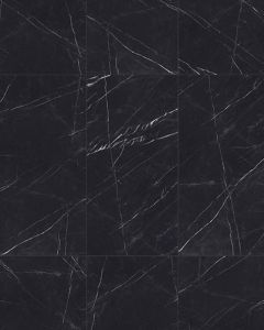 Iconic Nero Marquina Marble Porcelain Tile