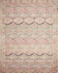 Layla LAY-17 Pink/Lagoon Area Rug