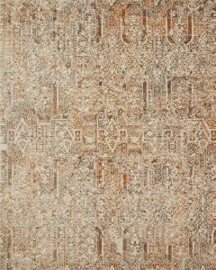 Lourdes LOU-05 Ivory/Orange Area Rug