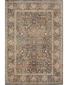 Lourdes LOU-08 Charcoal/Ivory Area Rug