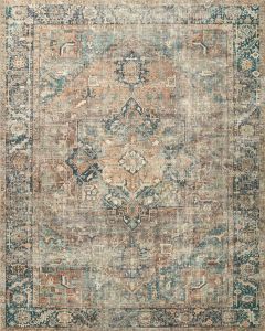 Margot MAT-02 Terracotta/Lagoon Area Rug