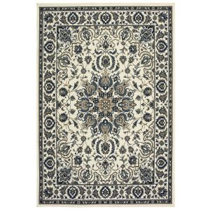 Marina 1248w Ivory/Navy Area Rug