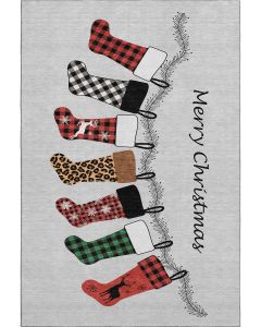 Merry & Bright MY5 Silver Area Rug