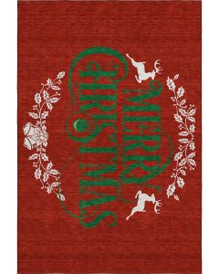 Merry & Bright MY6 Red Area Rug