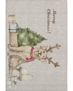 Merry & Bright MY8 Beige Area Rug