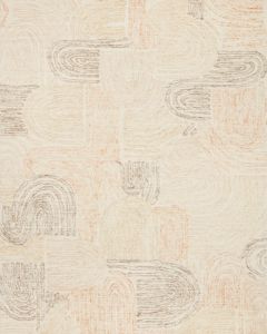 Milo MLO-02 Peach/Pebble Area Rug