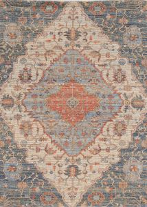 Morris 2223 Blue/Red Gramercy Area Rug