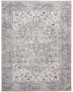 New Concept Washables SR104 Grey Area Rug